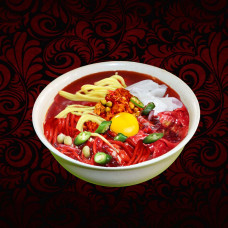 Mee + Kway Teow -Kuah Merah (CHICKEN)